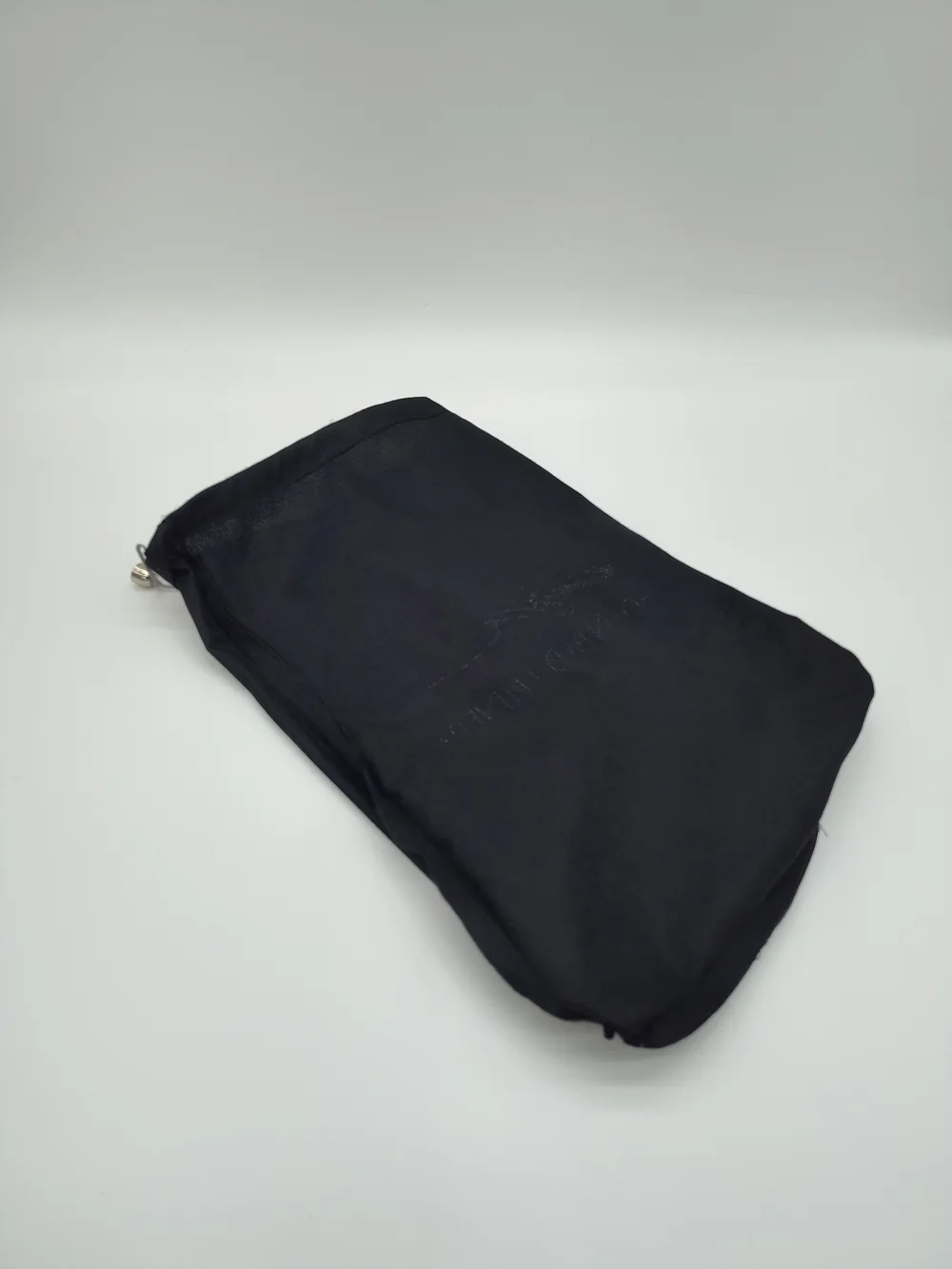 DONALD J PLINER Black Drawstring Dust Bag Shoe Storage Travel Pouch EUC